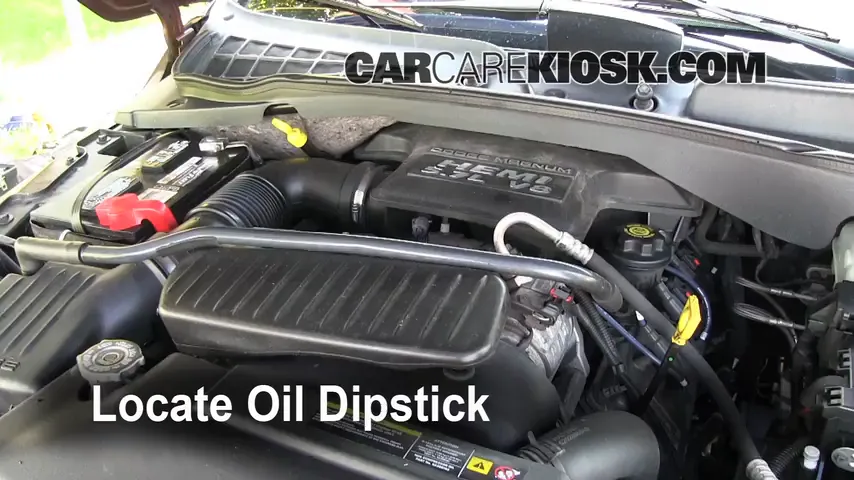 2004 Dodge Durango SLT 5.7L V8 Oil Check Oil Level